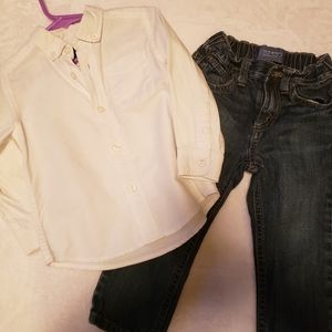 Boy's Long Sleeve 2 piece outfit 24M